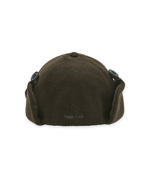 FLAP BUTTON CAP - 3 COLORS BROWN