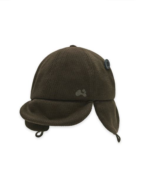 FLAP BUTTON CAP - 3 COLORS BROWN