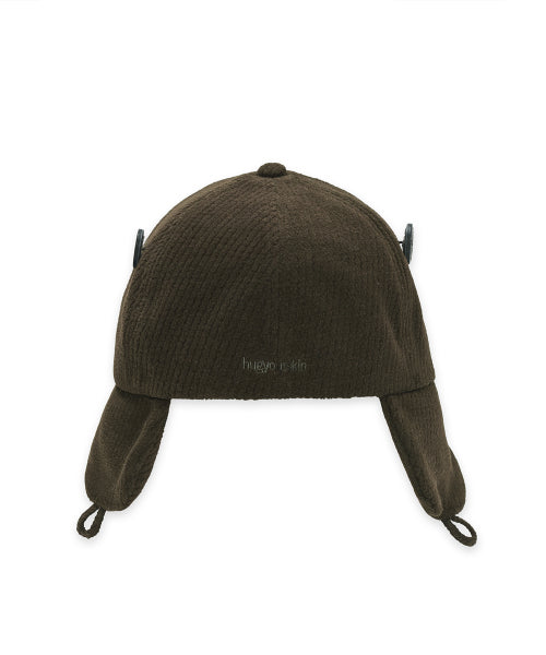 FLAP BUTTON CAP - 3 COLORS BROWN