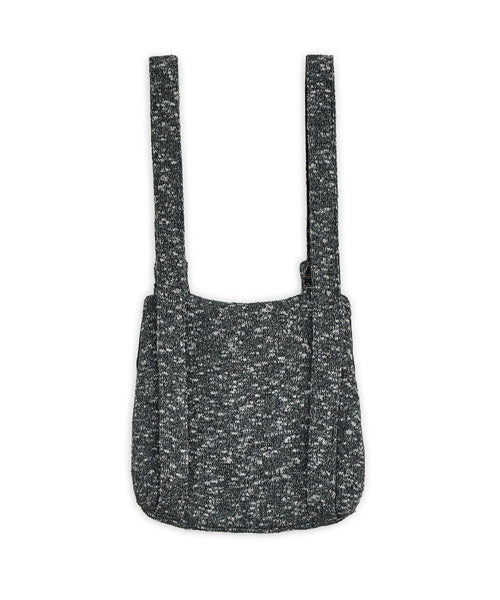 KNIT BUTTON BACKPACK - 2 COLORS CHARCOAL