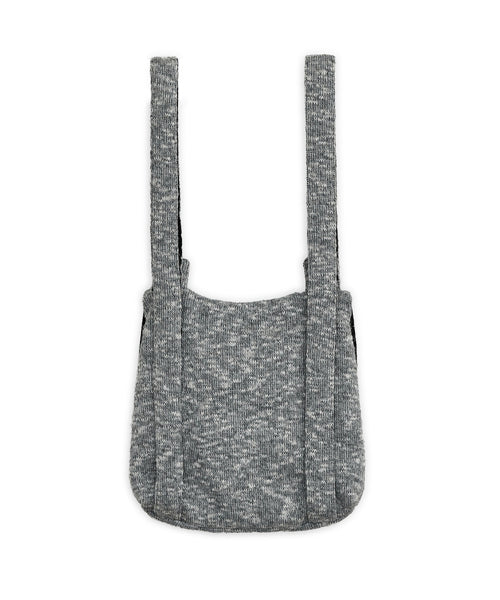 KNIT BUTTON BACKPACK - 2 COLORS GREY