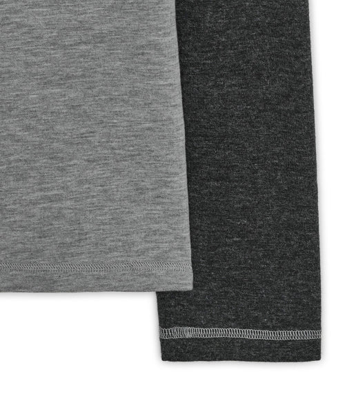 LOVE SICK DRAWING OFF-SHOULDER TOP - 3 COLORS CHARCOAL