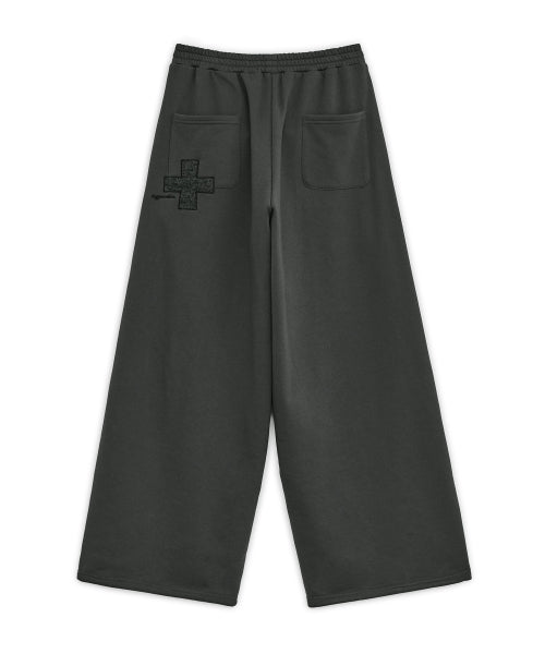 CROSS PATCH JOGGER PANTS CHARCOAL