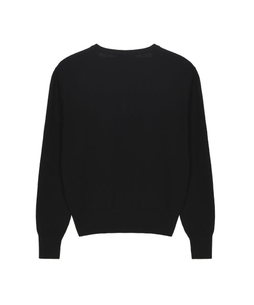 NICOLE MINI ROSE JAQUARD KNIT #徐睿知同款! - 3 COLORS BLACK