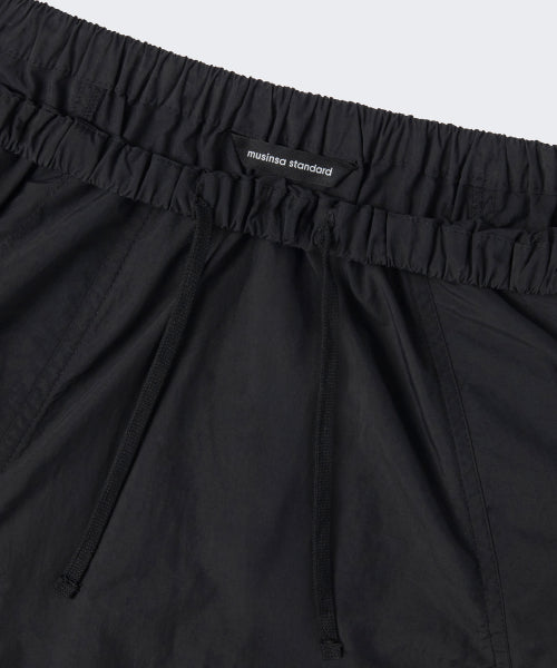 WOMENS NYLON LUCID LONG SKIRT #韓韶禧同款! - 3 COLORS BLACK