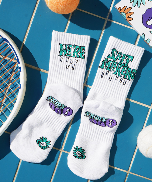 5-PACK COOLMAX SPORTS CREW SOCKS - 2 COLORS WHITE