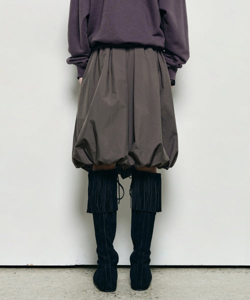 BUTTERFLY VOLUME BALLOON SKIRT #徐睿知同款! - 2 COLORS CHARCOAL