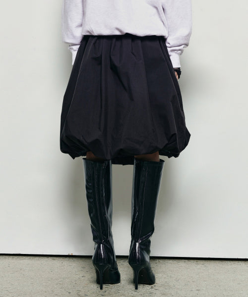 BUTTERFLY VOLUME BALLOON SKIRT #徐睿知同款! - 2 COLORS BLACK