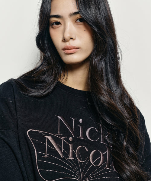 VOLUME BUTTERFLY SIGNATURE SWEATSHIRT #徐睿知同款! - 10 COLORS CHARCOAL