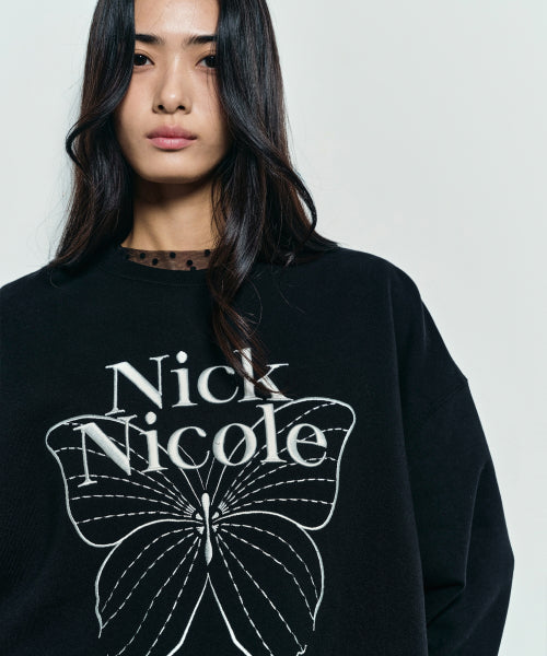 VOLUME BUTTERFLY SIGNATURE SWEATSHIRT #徐睿知同款! - 10 COLORS WHITE