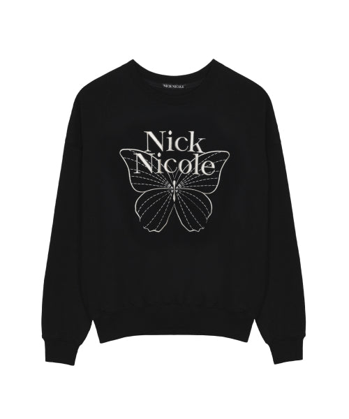 VOLUME BUTTERFLY SIGNATURE SWEATSHIRT #徐睿知同款! - 10 COLORS WHITE