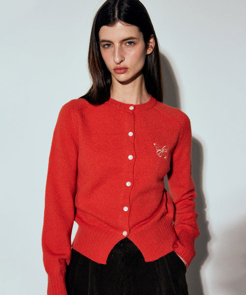 BUTTERFLY KNIT CARDIGAN #徐睿知同款! - 3 COLORS AS SHOWN