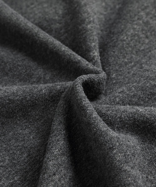 TERRY FLEECE LONG SKIRT - 3 COLORS CHARCOAL