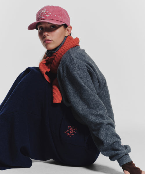 TERRY FLEECE LONG SKIRT - 3 COLORS NAVY