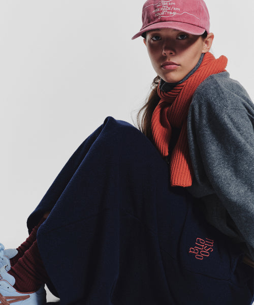 TERRY FLEECE LONG SKIRT - 3 COLORS NAVY