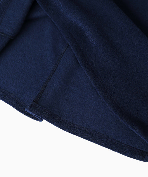 TERRY FLEECE LONG SKIRT - 3 COLORS NAVY