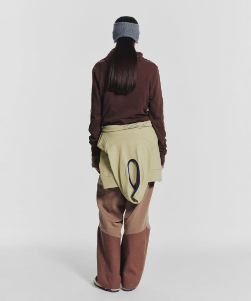 POCKET POINT COTTON TRACK PANTS - 2 COLORS BROWN