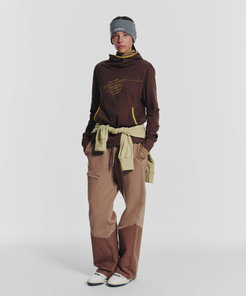 POCKET POINT COTTON TRACK PANTS - 2 COLORS BROWN