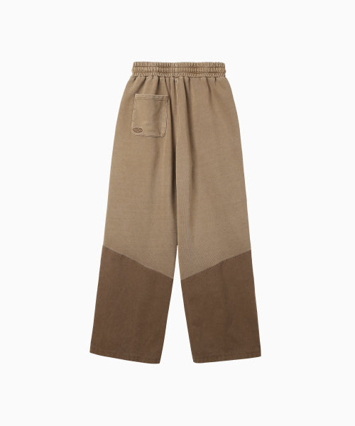 POCKET POINT COTTON TRACK PANTS - 2 COLORS BROWN