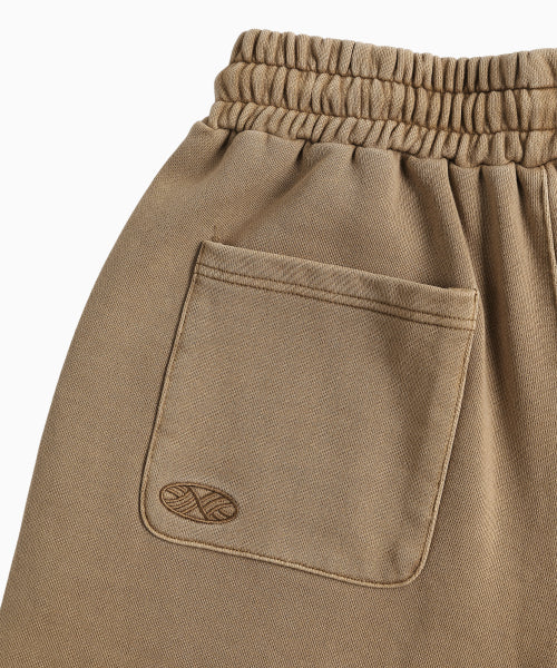 POCKET POINT COTTON TRACK PANTS - 2 COLORS BROWN