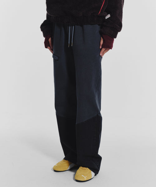 POCKET POINT COTTON TRACK PANTS - 2 COLORS CHARCOAL