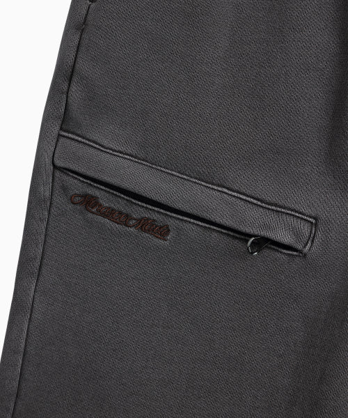 POCKET POINT COTTON TRACK PANTS - 2 COLORS CHARCOAL