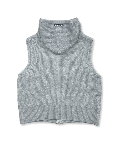 LOGO STAR KNIT HOODIE - 3 COLORS GREY