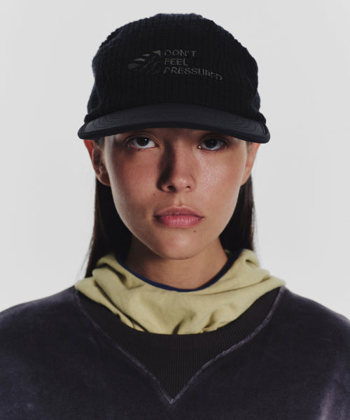 DONT FEEL PRESSURED FLEECE CAMP CAP - 2 COLORS BLACK