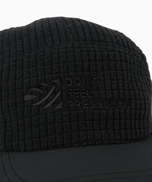 DONT FEEL PRESSURED FLEECE CAMP CAP - 2 COLORS BLACK