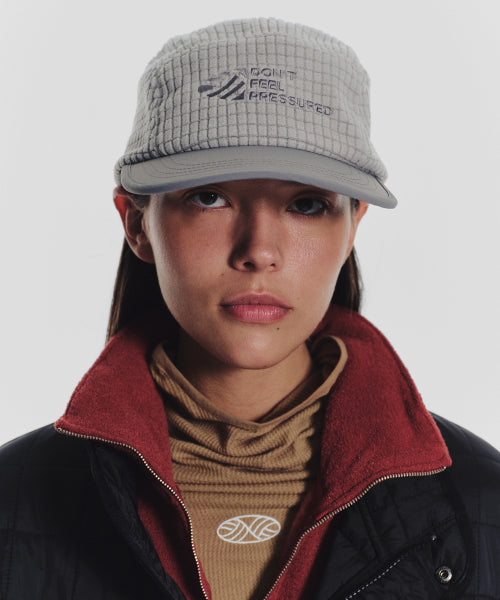 DONT FEEL PRESSURED FLEECE CAMP CAP - 2 COLORS GREY