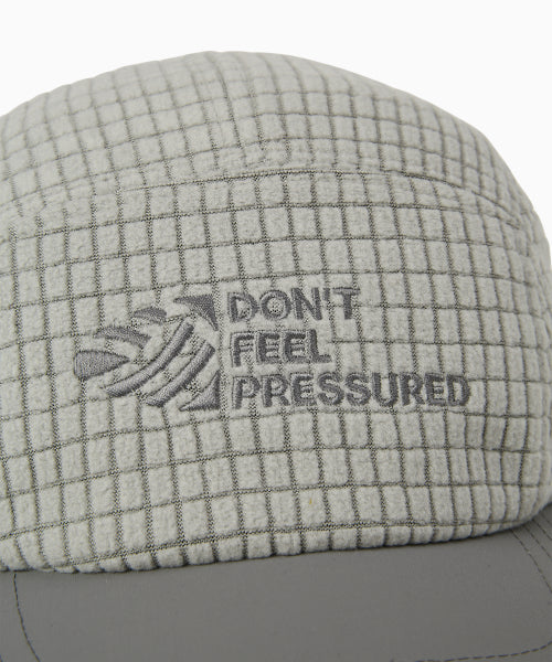 DONT FEEL PRESSURED FLEECE CAMP CAP - 2 COLORS GREY
