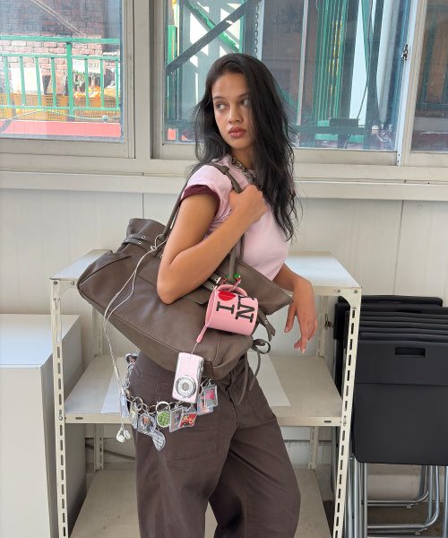 TOWN BELT BAG (TAUPE) AS SHOWN