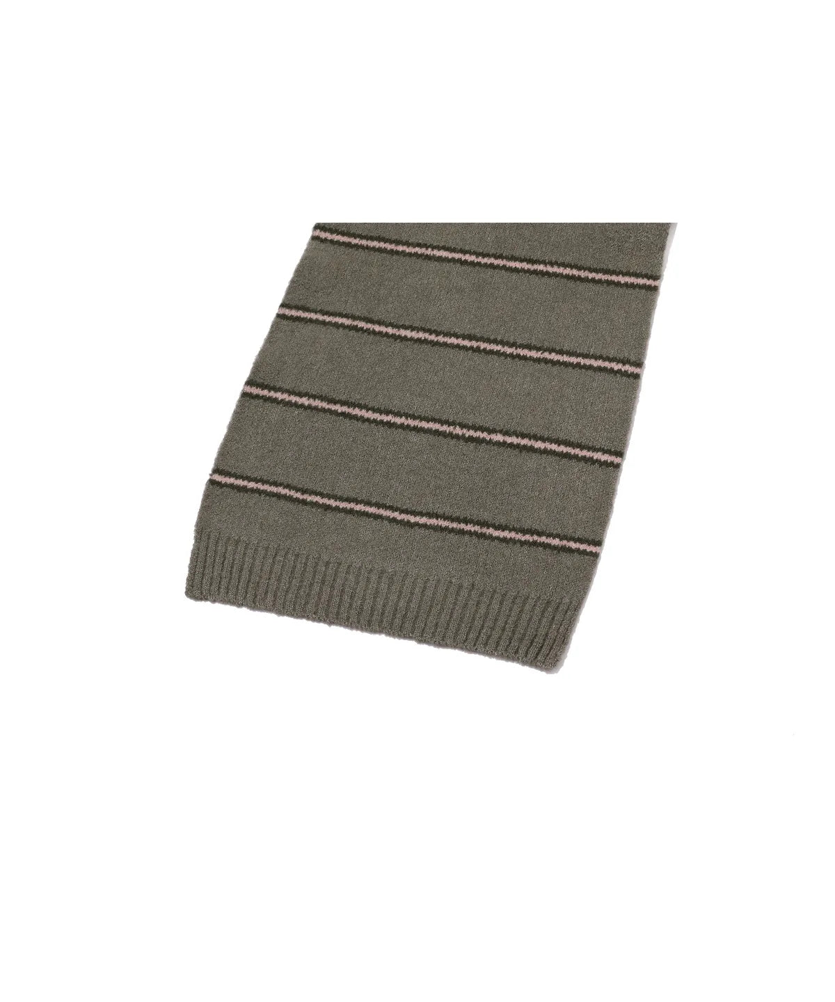 Coco Stripe Muffler Gray