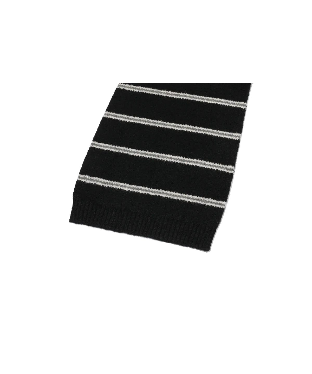 Coco Stripe Muffler Black