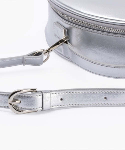 RECLOW TAMBOURINE TWO-WAY CROSSBODY BAG - 3 COLORS SILVER