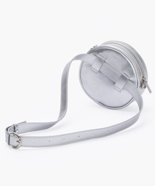 RECLOW TAMBOURINE TWO-WAY BELT BAG SILVER