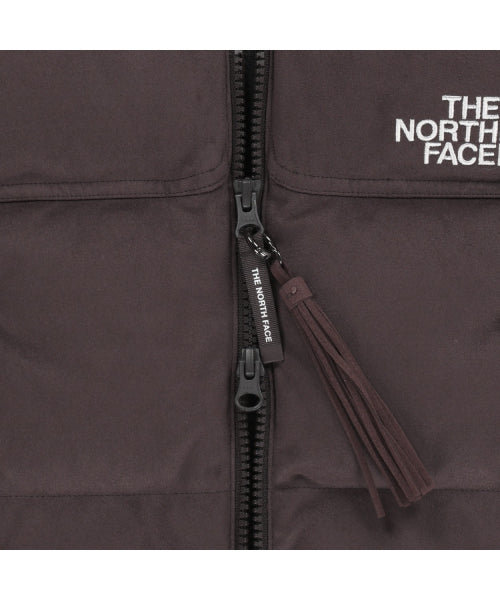 WOMEN'S SUEDE NUPTSE VEST BROWN