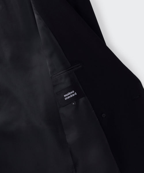 WOMENS DOUBLE BREASTED BLAZER #韓韶禧同款! - 2 COLORS BLACK
