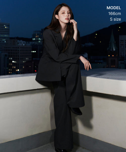 WOMENS DOUBLE BREASTED BLAZER #韓韶禧同款! - 2 COLORS GREY