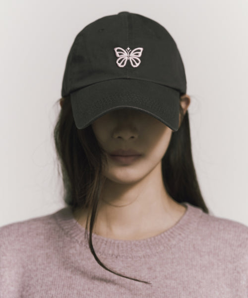 MINI BUTTERFLY BLINK BALL CAP #徐睿知同款! - 8 COLORS PINK