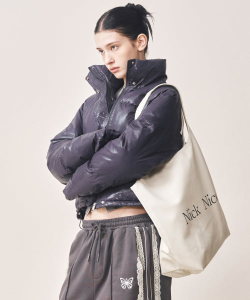 NICOLE BIG SHOPPER BAG #徐睿知同款! - 2 COLORS CREAM