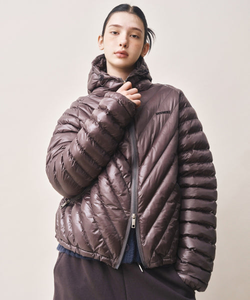 NICOLE LIGHT WEIGHT HOODY PADDING #徐睿知同款! - 6 COLORS CHARCOAL