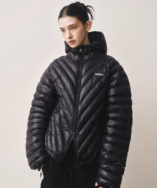 NICOLE LIGHT WEIGHT HOODY PADDING #徐睿知同款! - 6 COLORS AS SHOWN