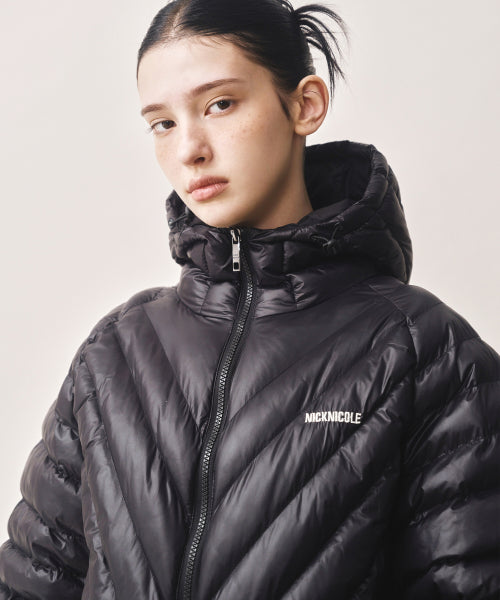 NICOLE LIGHT WEIGHT HOODY PADDING #徐睿知同款! - 6 COLORS AS SHOWN