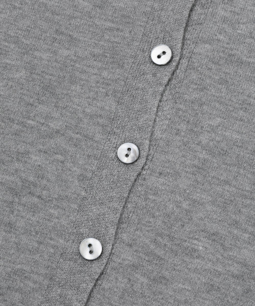 V-NECK CARDIGAN - 2 COLORS BLACK