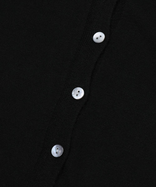 V-NECK CARDIGAN - 2 COLORS BLACK