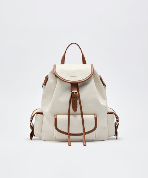 BAILEY CANVAS BACKPACK - 2 COLORS BLACK