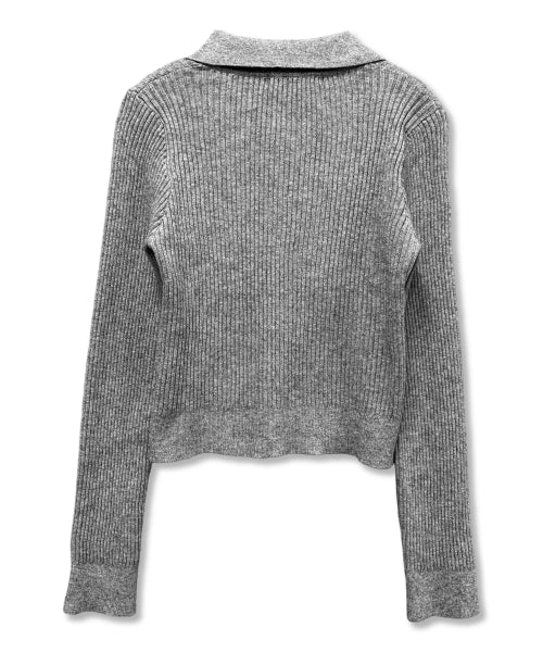GOTHIC CROSS KNIT - 3 COLORS GREY