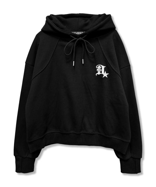 GOTHIC 3D HOODIE - 2 COLORS BLACK