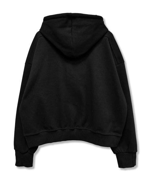 GOTHIC 3D HOODIE - 2 COLORS BLACK